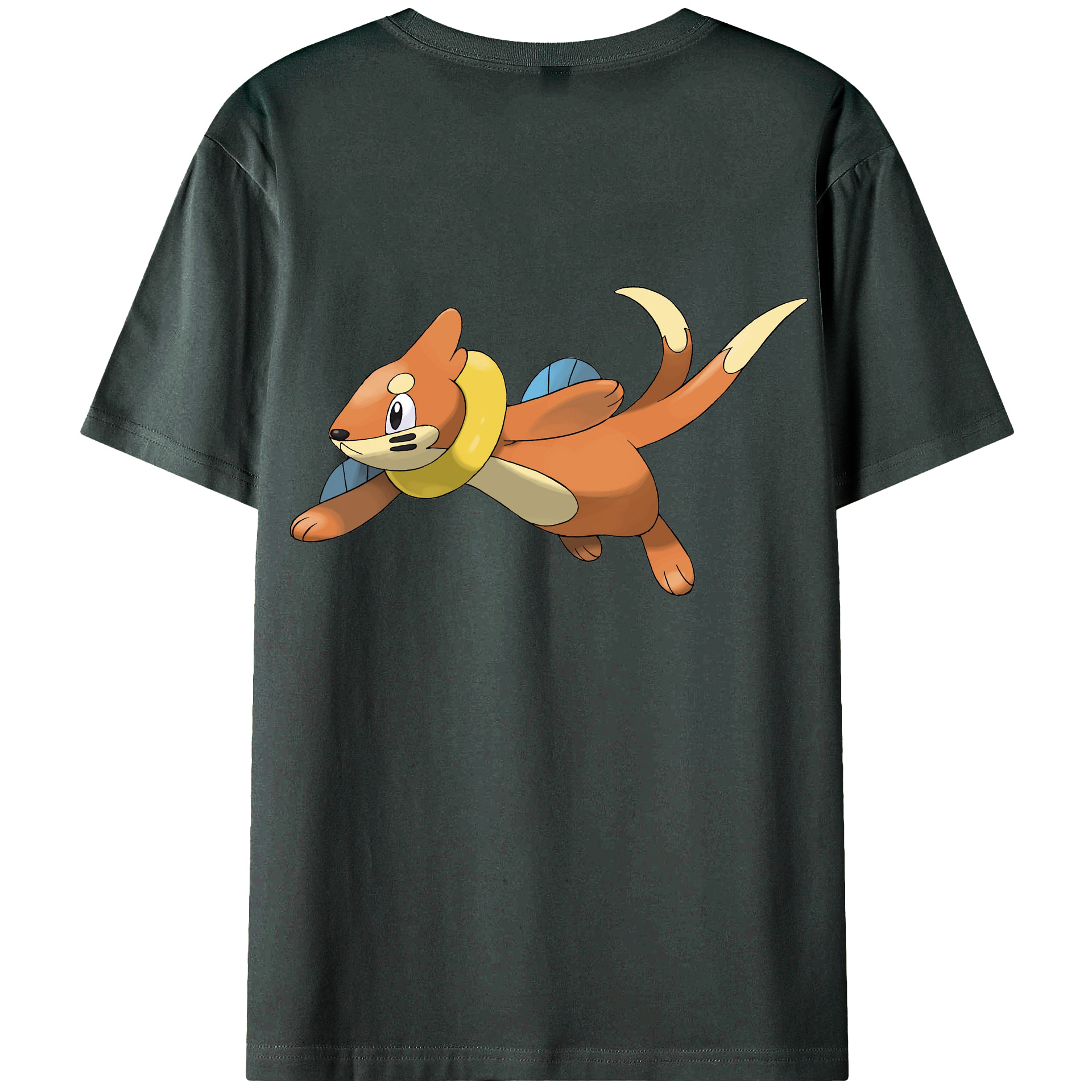 （画像用） ポケットモンスター Pokémon 綿100％ メンズ半袖Tシャツ（バックプリント） 通気性